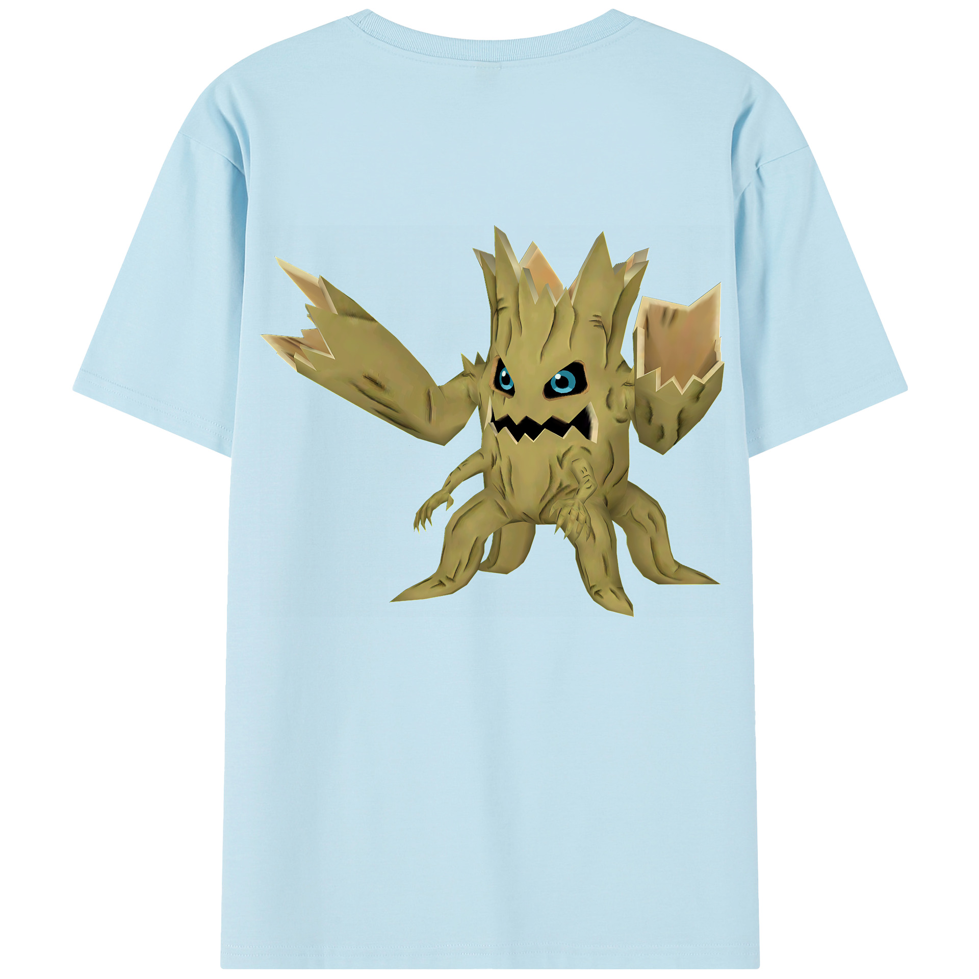 （画像用） Digimon デジタルモンスター/デジモン 綿100％半袖Tシャツ（背面プリント）
